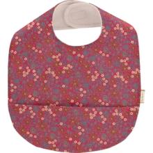 Coated fabric bib badiane framboise