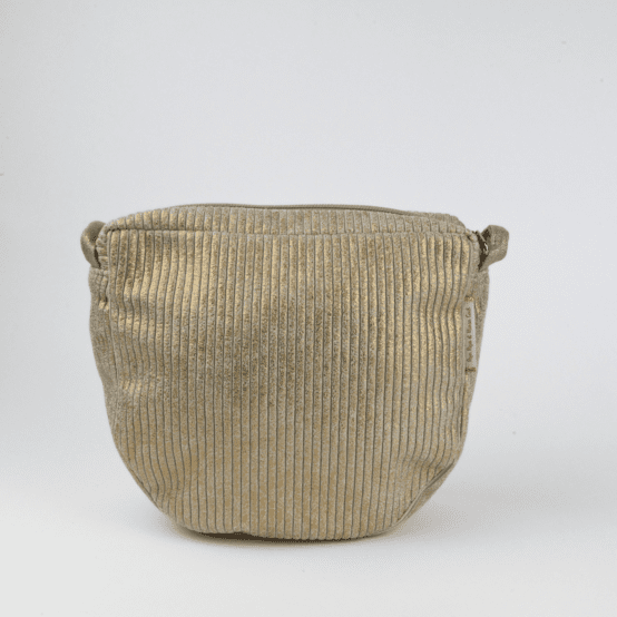 Base small bag without shoulder strap gold large corduroy