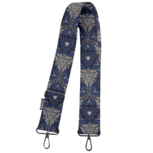 Wide shoulder strap ethnique