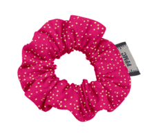 Mini Scrunchie fuchsia pailleté