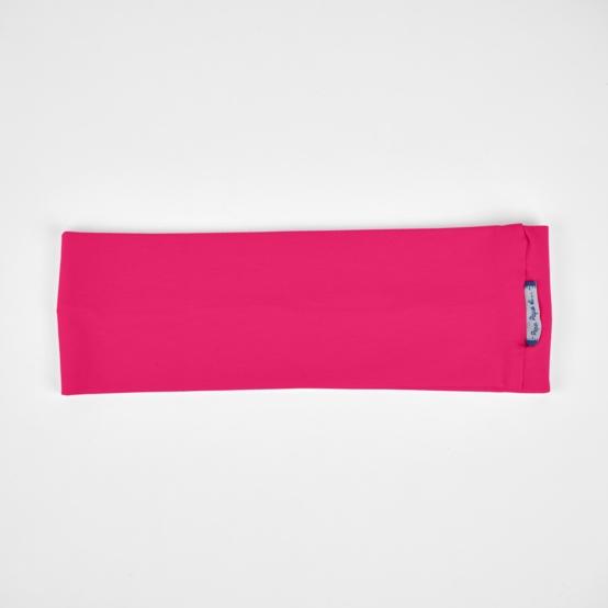 Stretch jersey headband  fuschia