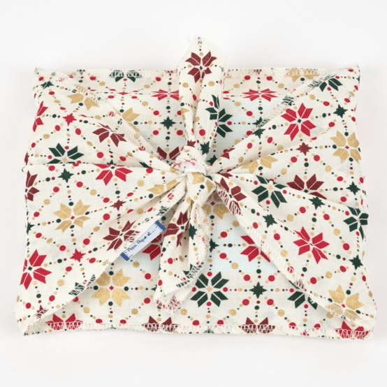 Fupochiki L (22 x 28 cm) ex2318 golden ecru scandinavian geometric