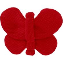 Butterfly hair clip red