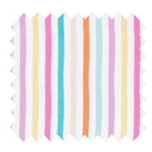Cotton fabric ex2408 pastel multicolor stripes