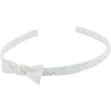 Thin headband white sequined