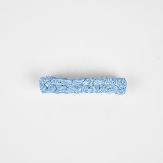 Plait hair slide oxford blue