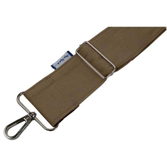 Wide shoulder strap brown