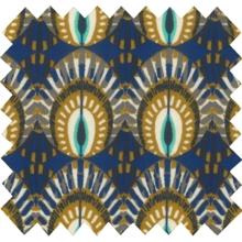 Cotton veil fabric plumes de paon