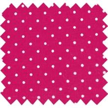 Cotton fabric fuschia spots