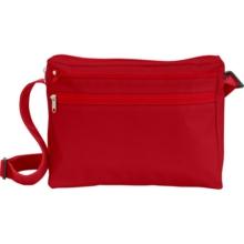 Base of satchel bag red