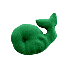 Whale clip bright green