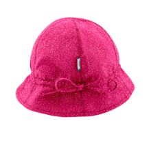 Sun Hat for baby fuchsia pailleté
