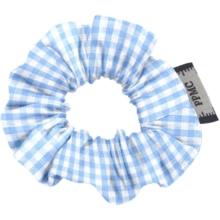 Mini Scrunchie sky blue gingham