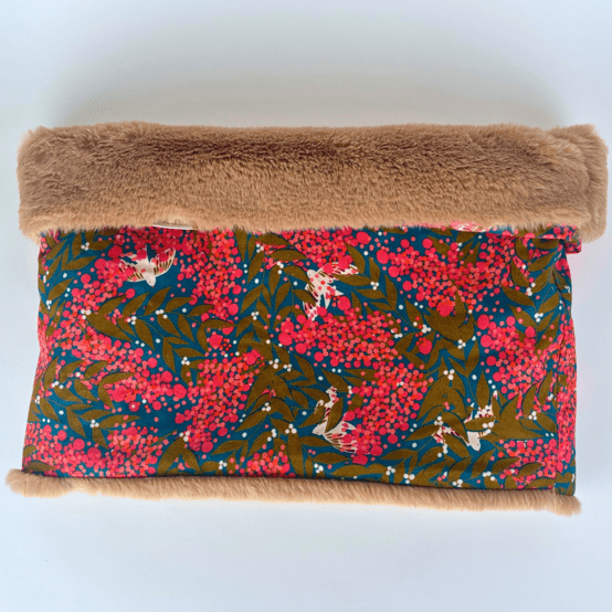 Adult Fur scarf snood ballet merveilleux