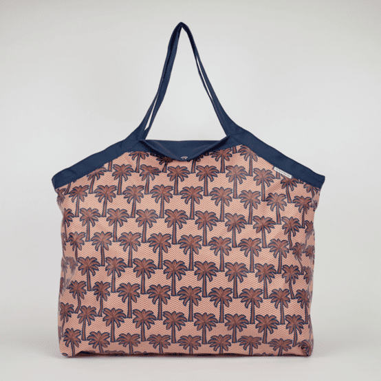 Tote bag with a zip palmeraie