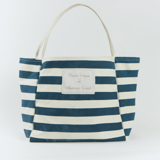 Blue Striped Deckchair Bag