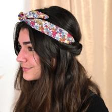 Wire headband retro tutti fleuri