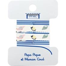 Petite barrette croco cr072 coquillages et crustacés 