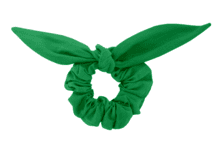 Bunny ear Scrunchie bright green