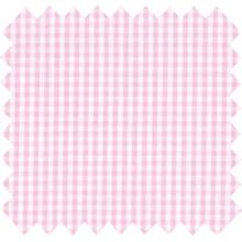 Cotton fabric pink gingham