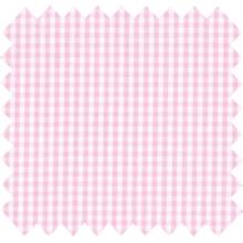 Cotton fabric pink gingham