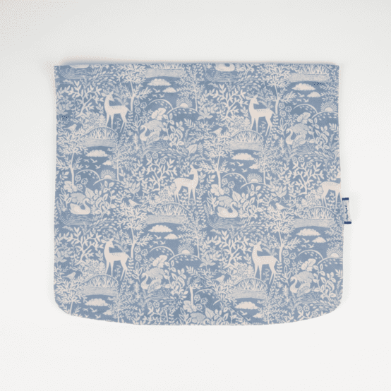 Square flap of saddle bag  toile de biche
