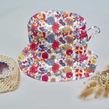Sun hat adjustable-size T2 tutti fleuri