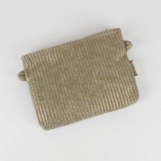 Tiny coton clutch bag gold large corduroy