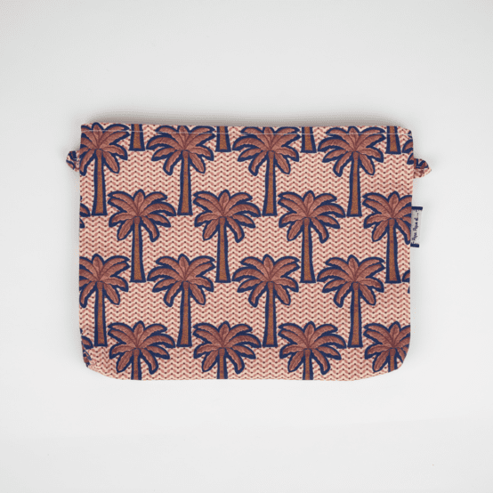 Coton clutch bag palmeraie