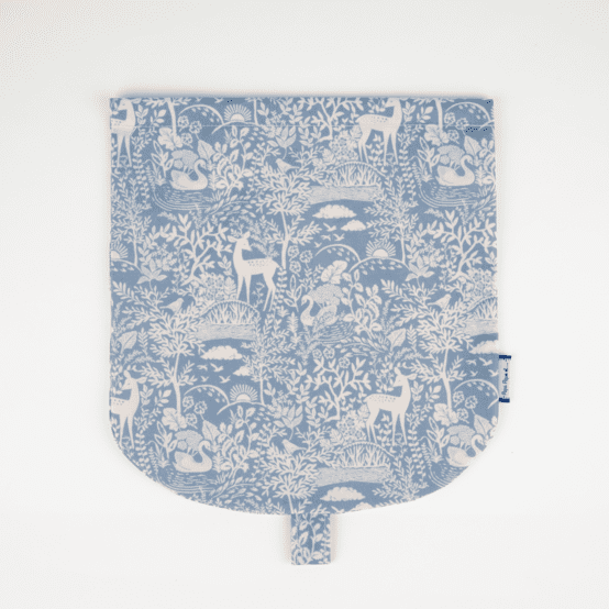Flap of small shoulder bag toile de biche