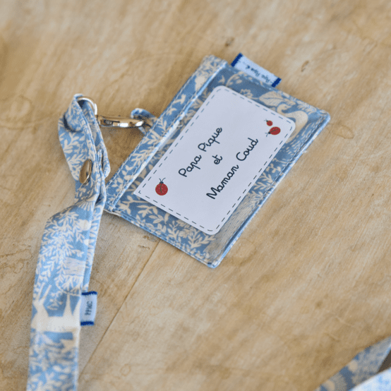 Badge Holder toile de biche
