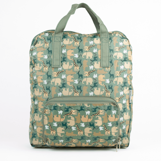 Foldable rucksack Gaby safari kaki