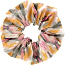 Scrunchie ikat ocre