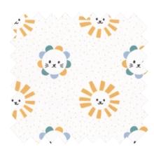 Cotton fabric lionceau