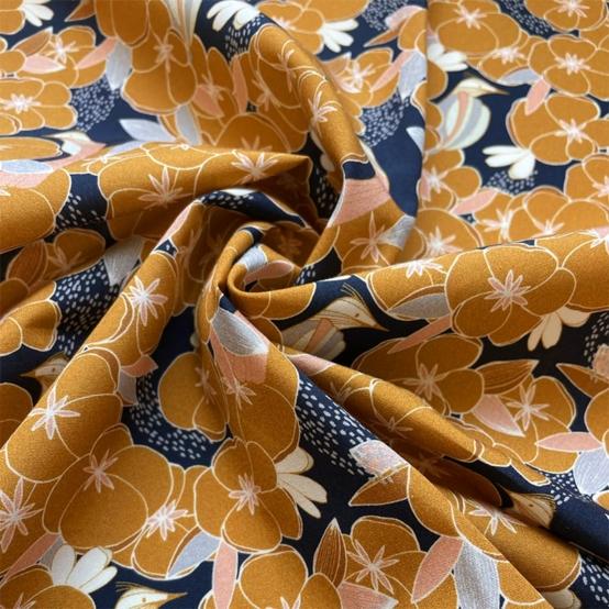 Cotton fabric coton d'or