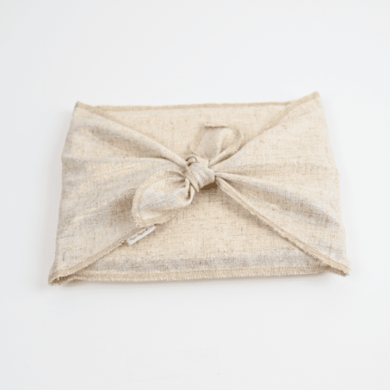 Fupochiki M (17.5 x 24 cm)  glitter linen