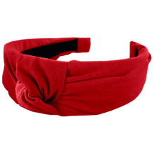 Large Crossed Headband red
