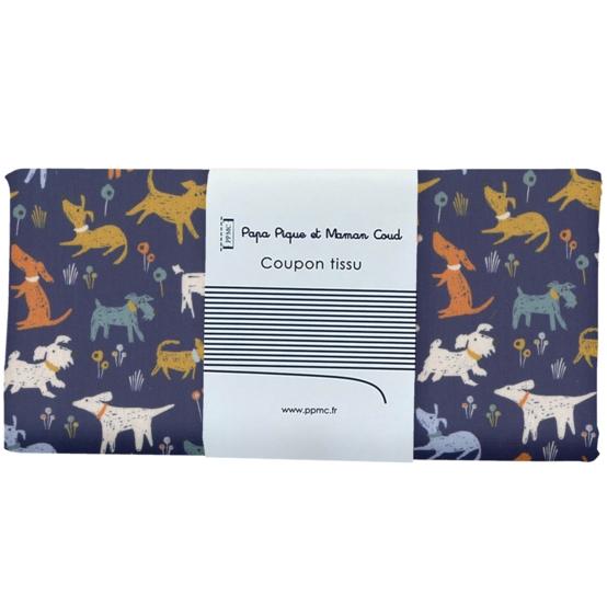 1 m fabric coupon copain canin