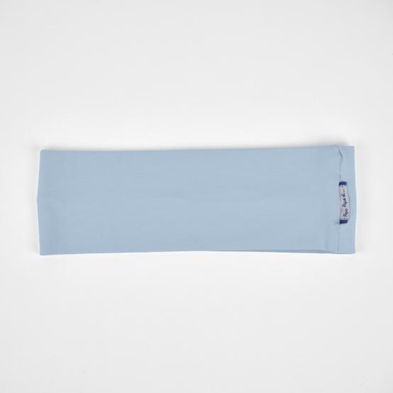 Stretch jersey headband  sky blue