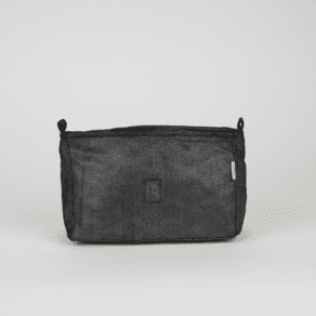 Base of shoulder bag suédine pailletée argent