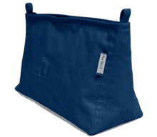 Base of shoulder bag bleu cobalt