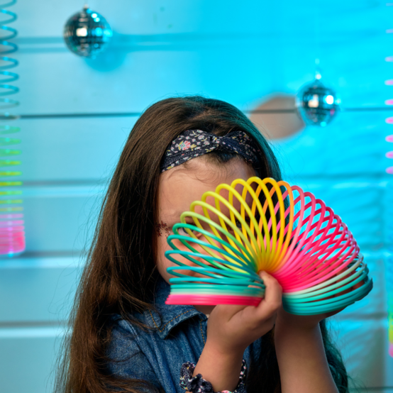 Children's double-breasted headband bleudana
