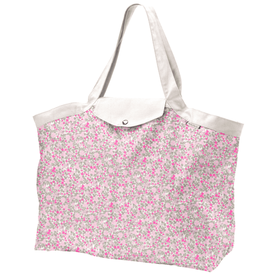 Tote bag with a zip serenade fluo