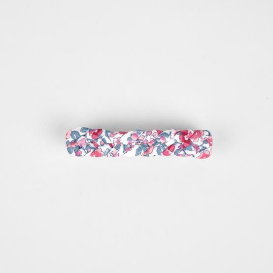 Plait hair slide rose grenadine