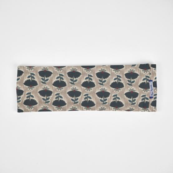 Stretch jersey headband  shanti marine or