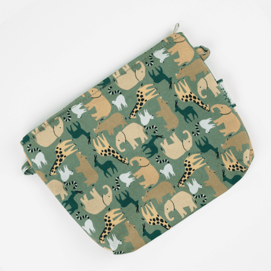 Tiny coton clutch bag safari kaki