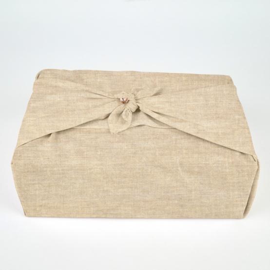 Furoshiki tall 73 x 73  glitter linen