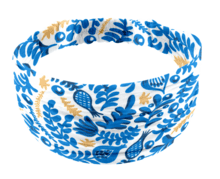 Headscarf headband- child size passion bleue