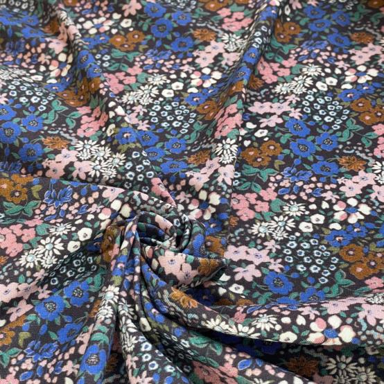 Jersey fabric monet lilas