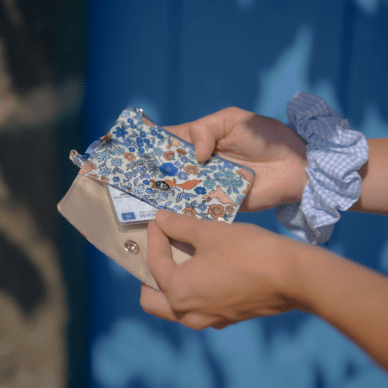 zipper pouch card purse comptine enchantée